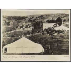 Taiaroa's Tangi, 13th August, 1905