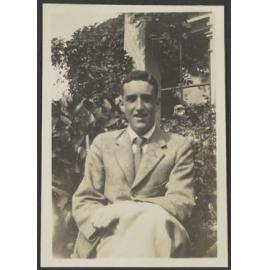 Charles Brasch [outside Manono]