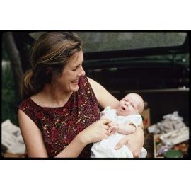 Elizabeth Hanan with baby Judith