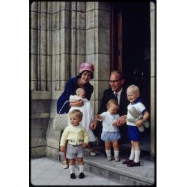 Family group, Alison Hanan's christening