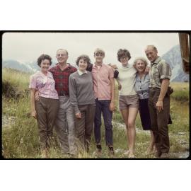Family group at Lake Ōhau