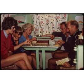Playing Scrabble at Pukaki