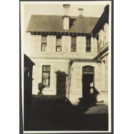 [Waitaki Boys’ High School] building with fire escape