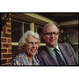 Lady Enid Walsh and unidentified man