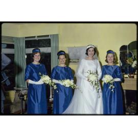 Elizabeth Hanan with her bridesmaids
