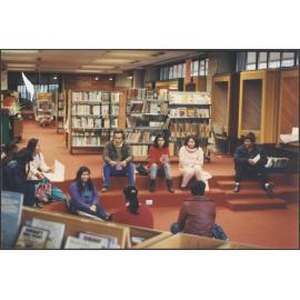 Cambodian parents at the Children's Library, Dunedin Public Library