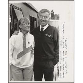 Laurie Mains and wife Dorne at Wingatui