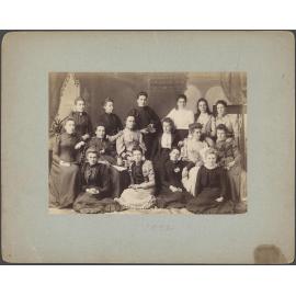 Unidentified group of young women
