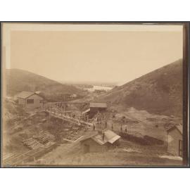 Kaitangata Railway & Coal Company Limited: View of works, looking West