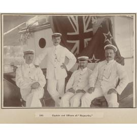 Captain and Officers of 'Mapourika'