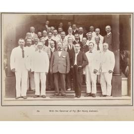 With the Governor of Fiji (Sir Henry Jackson)