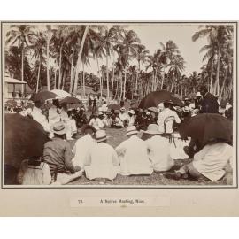 A Native Meeting, Niue