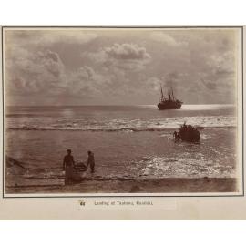 Landing at Tauhonu, Manihiki