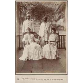 Capt. Underwood (U.S. Commandant) and Hon. C.H. Mills, Pago Pago