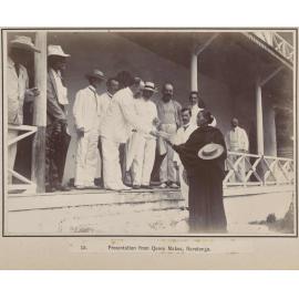 Presentation from Queen Makea, Rarotonga