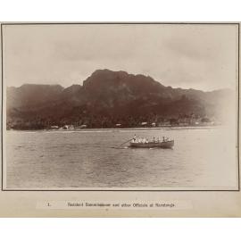 Resident Commissioner and other Officials at Rarotonga