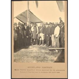 Turning of First Sod, near Te Awamutu