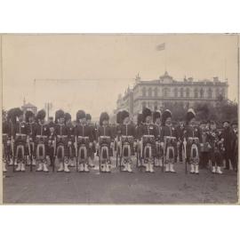 Imperial Troops at Queens Gardens