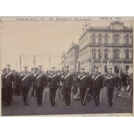 Imperial Troops at Queens Gardens