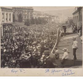 South African Victory Celebration, Octagon, Dunedin