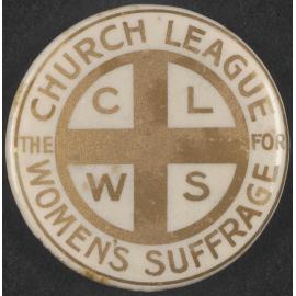 The Church League for Women's Suffrage badge