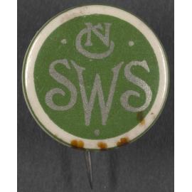[New Constitutional Society for Women's Suffrage] badge