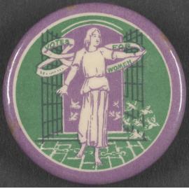 'Votes for Women' badge