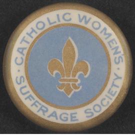 Catholic Women's Suffrage Society badge