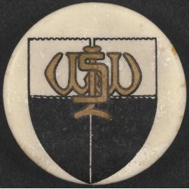 [Women Writers' Suffrage League] badge