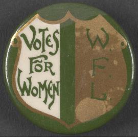 Votes for Women. [Women's Freedom League] badge