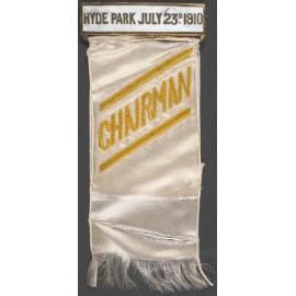 'Chairman' badge