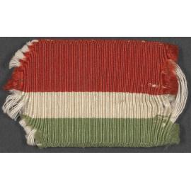 Red, white and green ribbon