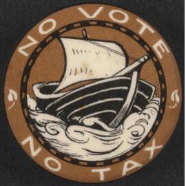 [Women's Tax Resistance League] badge