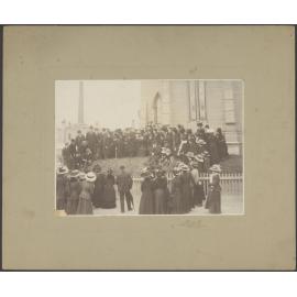 Tree planting ceremony, Hanover Street Baptist Church