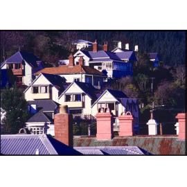 View over Dundas Street showing housing
