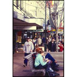 People in George Street shopping area
