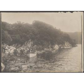 Wreck of the "Waikare", Dusky Sound: Where the passengers landed