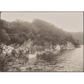 Wreck of the "Waikare", Dusky Sound: Where the passengers landed