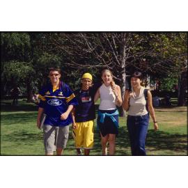 Students on Union Lawn
