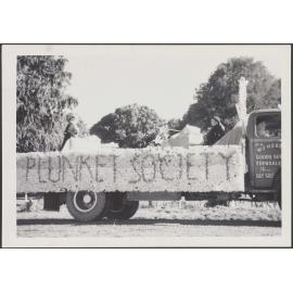 Plunket Society parade float in a procession held at Edendale
