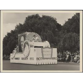 Plunket Society float during a parade