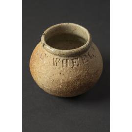 Pot made by Barry Brickell, 'The Turning Wheel', a gift to Ruth Dallas from Deirdre Airey