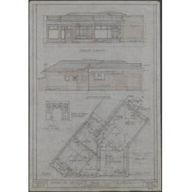 No. 43. J.G. Laurenson & Son, plan for premises, Highgate, Roslyn, Eric Miller architect. Sheet 1.
