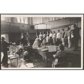 Rehearsal for 'Composer to the Sun King', Marama Hall