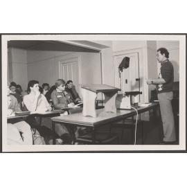 John Drummond lecturing in Sale/Black House