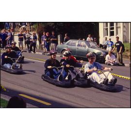 Luge racing on Clyde Street