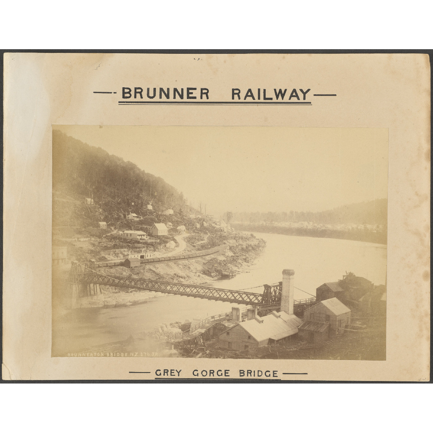 Brunnerton Bridge N.Z.