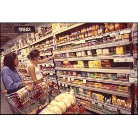 Students in Big Fresh supermarket, Dunedin