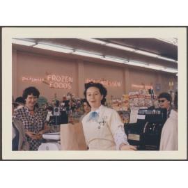 'My first shopping at an American Super Market'