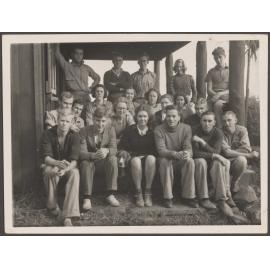Group at hut